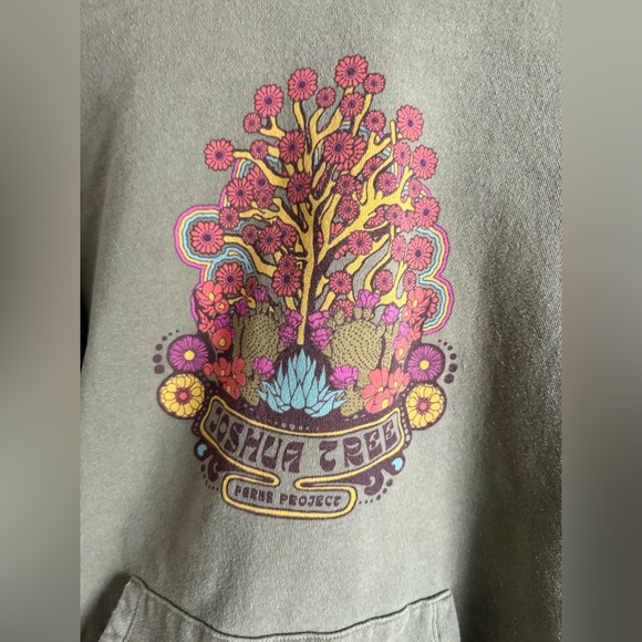 Parks Project Joshua Tree Bloom Hoodie XL Gorpcore Nature Graphic green - Picture 3 of 7